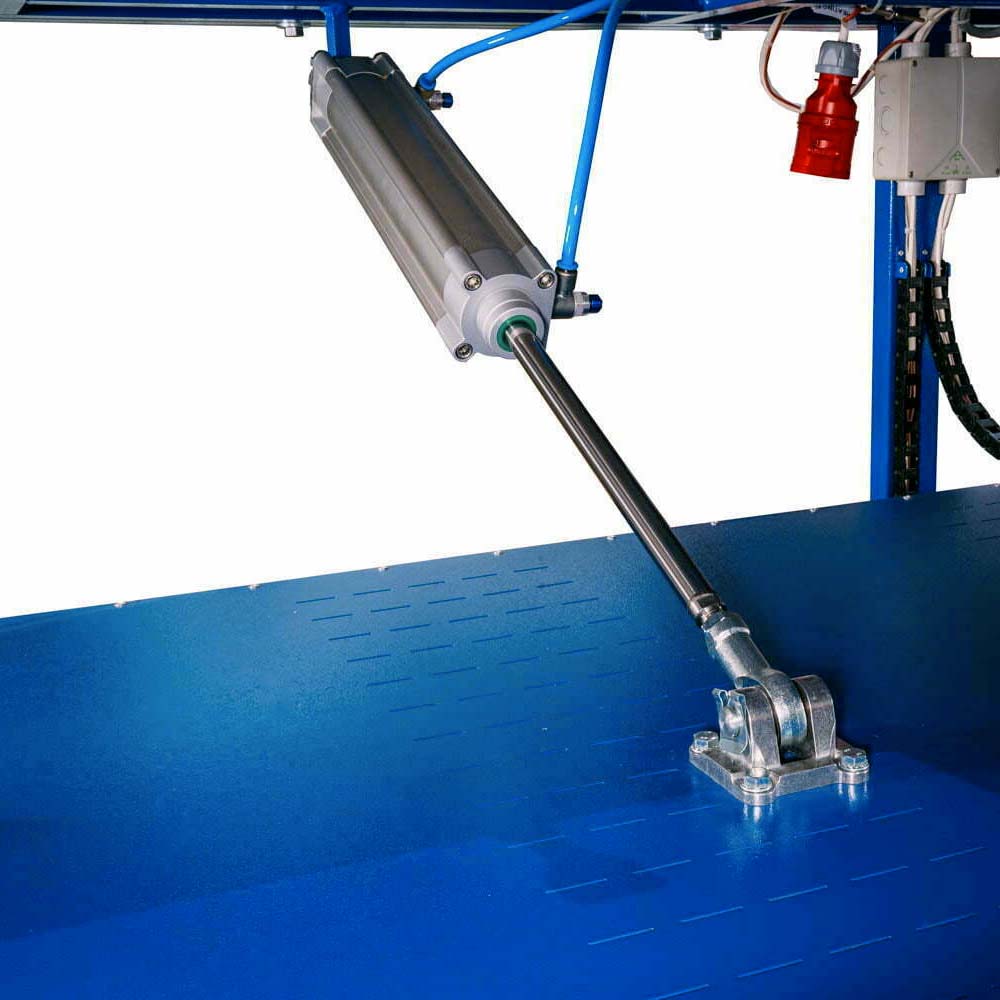 Acționare pneumatică presă furniruire