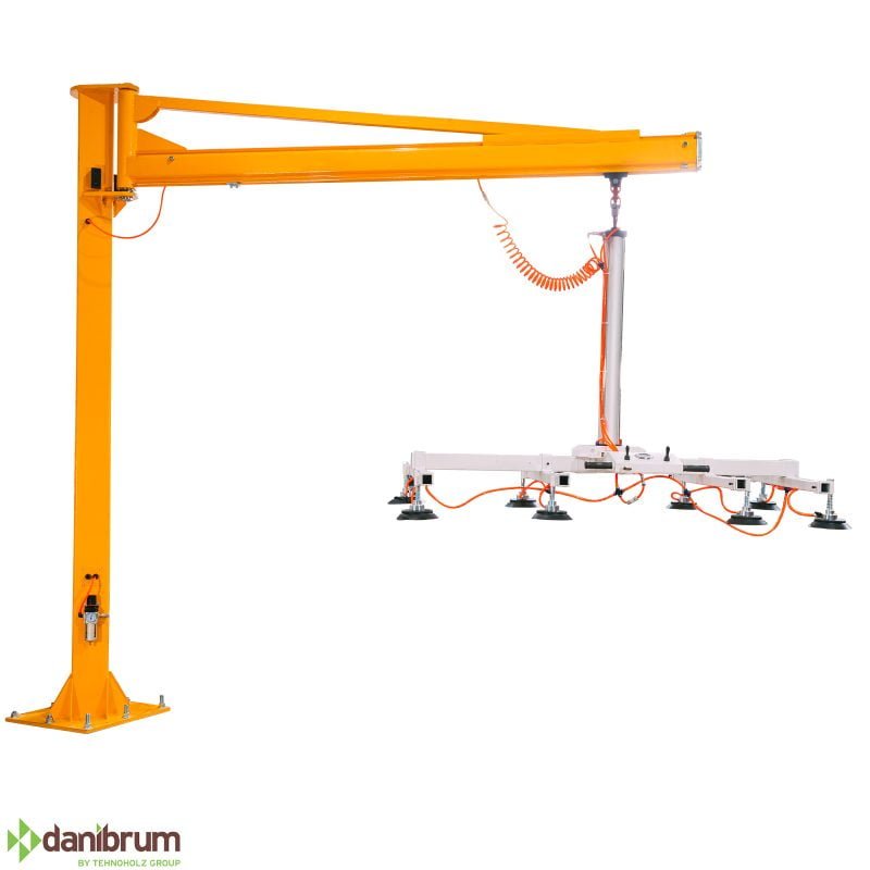 Braț de încărcare pneumatic cu prindere cu vacuum Danibrum VAcARM