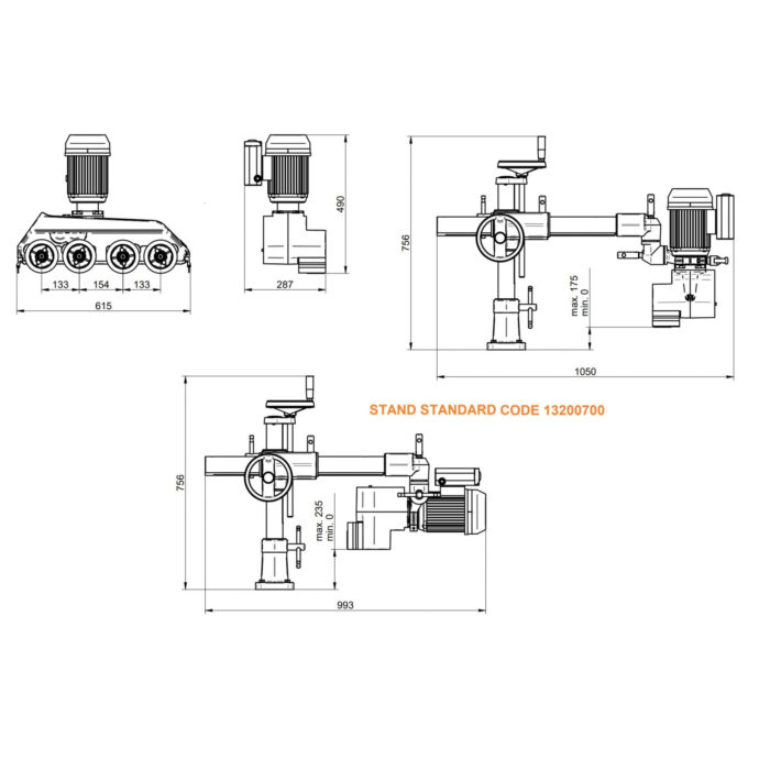 Dispozitiv de avans mecanic MAGGI cu 4 role și 4 viteze STEFF 2044 - imagine 7