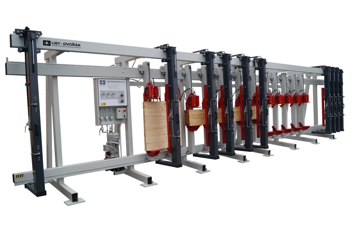 Presă verticală pentru grinzi LISY-DVORAK LHV L/1300/125-HC+FB