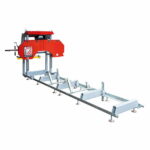 Ferăstrău panglică pentru bușteni cu motor termic pe benzină Holzmann BBS 550 SMART-G