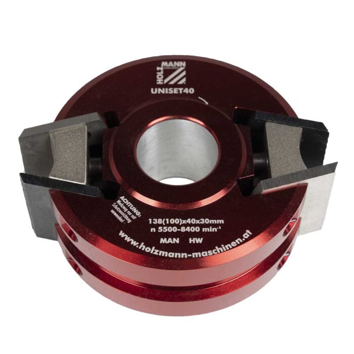 Freză de profilare cu cuțite amovibile Holzmann Uniset 40 - imagine 2