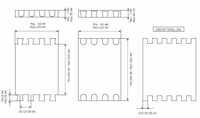 Mașină de frezat în coadă de rândunică OMEC 650M - imagine 2