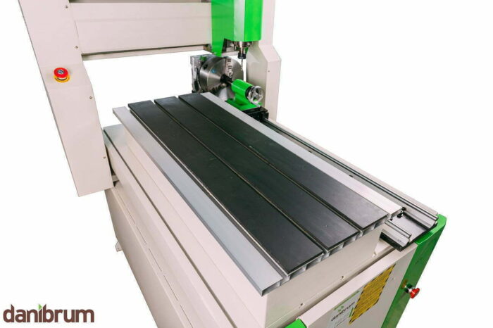 Router CNC strung încorporat Danibrum 6090 Rotary - imagine 8