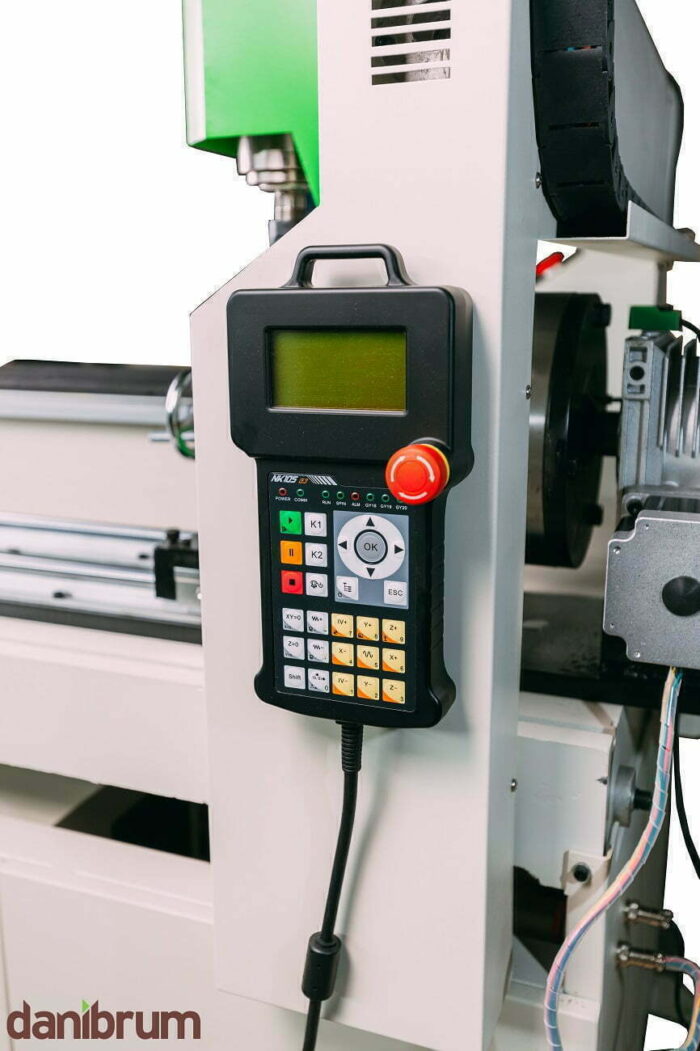 Router CNC strung încorporat Danibrum 6090 Rotary - imagine 3