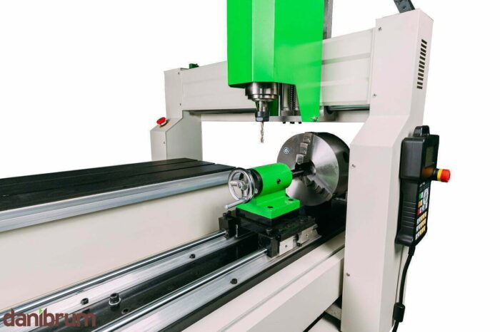 Router CNC strung încorporat Danibrum 6090 Rotary - imagine 2