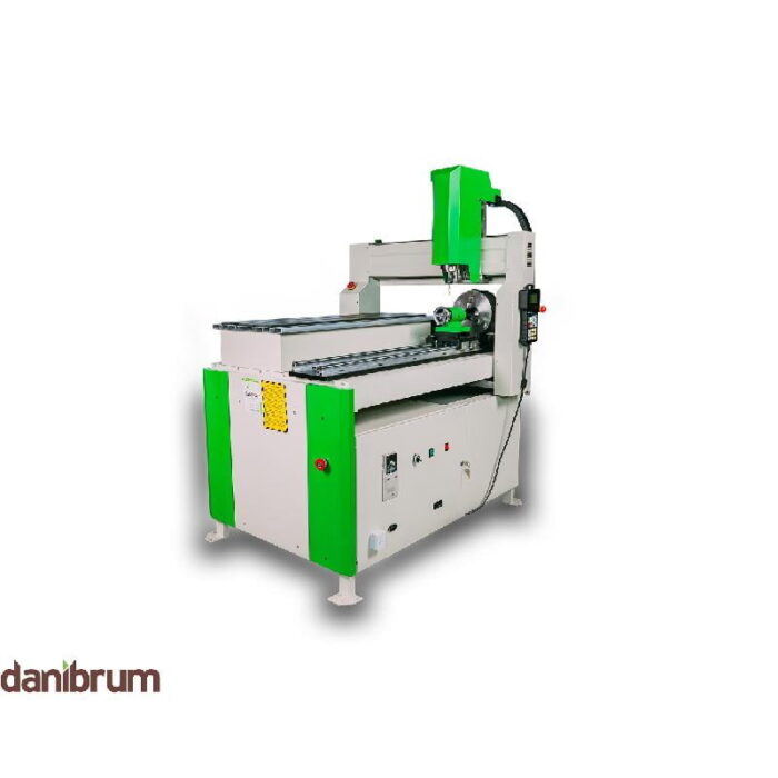 Router CNC strung încorporat Danibrum 6090 Rotary - imagine 10