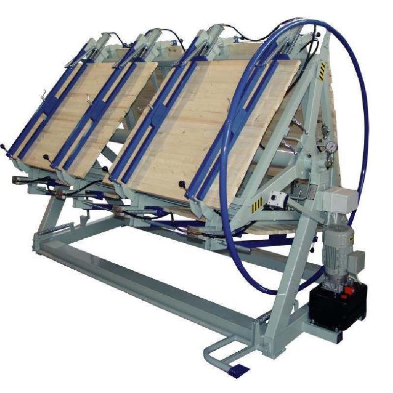 Presă rotativă pentru panouri cu grosime maximă de 90 mm LISY DVORAK TH3-2200/1000/90-4