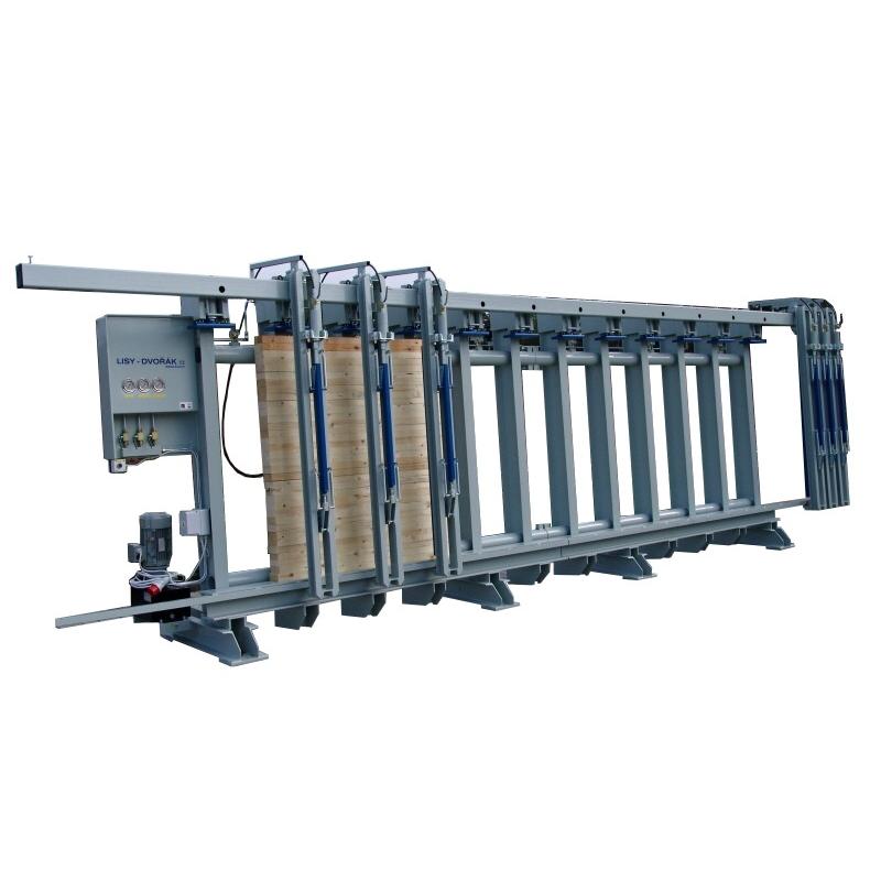 Presă verticală pentru grinzi cu grosime maximă de 150mm LISY-DVORAK LH2-3000/1300/150-6+4