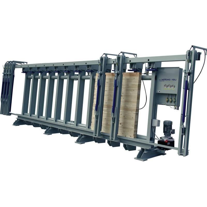 Presă verticală pentru grinzi cu grosime maximă de 200 mm LISY-DVORAK LH3-4000/1300/200 - 10+4