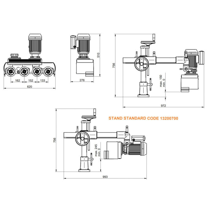 Dispozitiv de avans mecanic cu 4 role cu viteză variabilă MAGGI VARIOSTEFF4 - imagine 7