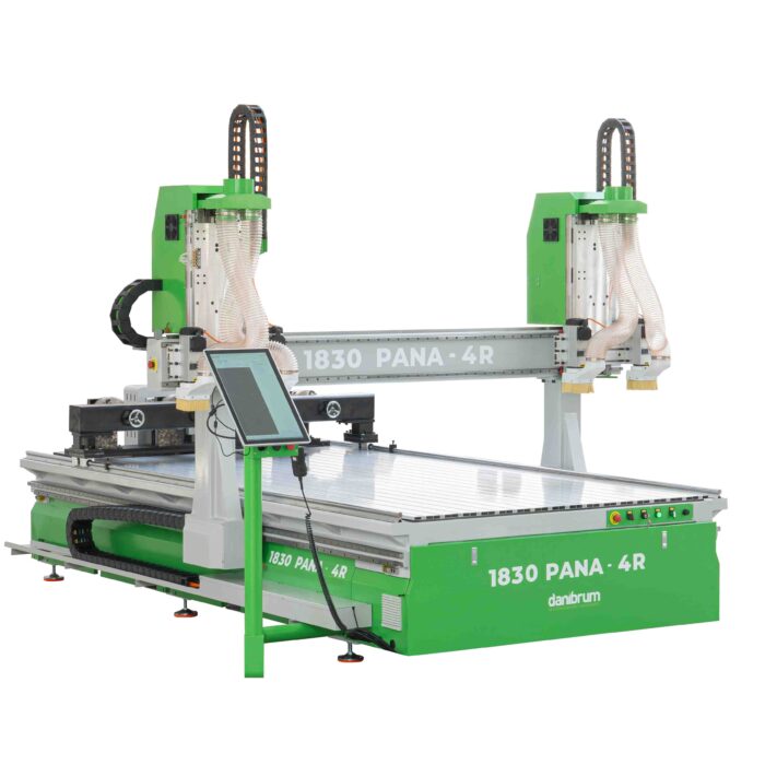 Router CNC cu 4 motoare DANIBRUM 1830 PANA 4R - imagine 2
