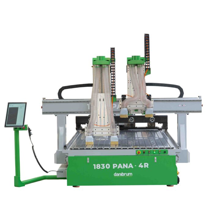 Router CNC cu 4 motoare DANIBRUM 1830 PANA 4R - imagine 3