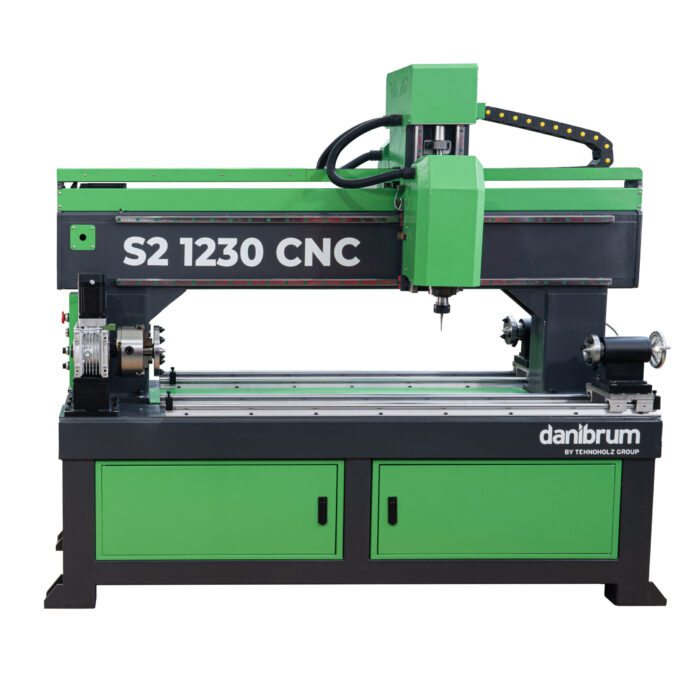 Strung CNC cu 2 unități de lucru Danibrum S2 1230 CNC - imagine 2