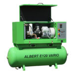 Compresor cu șurub staționar ATMOS Albert E.120 Vario - imagine 8