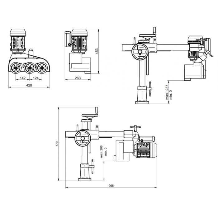 Dispozitiv de avans mecanic MAGGI cu 3 role și 16 viteze STEFF20316 Power - imagine 8