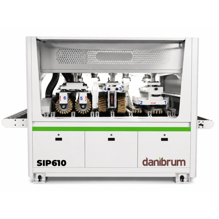 Mașină de șlefuit cu perii automată industrială DANIBRUM SIP610 - imagine 3