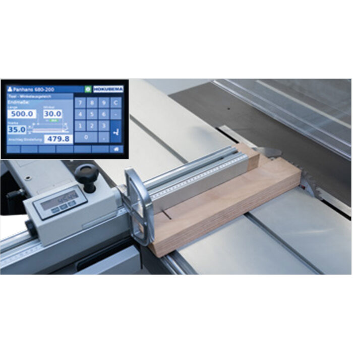 Circular de formatizat cu masă mobilă și riglă paralelă automată PANHANS 680|200 - imagine 5