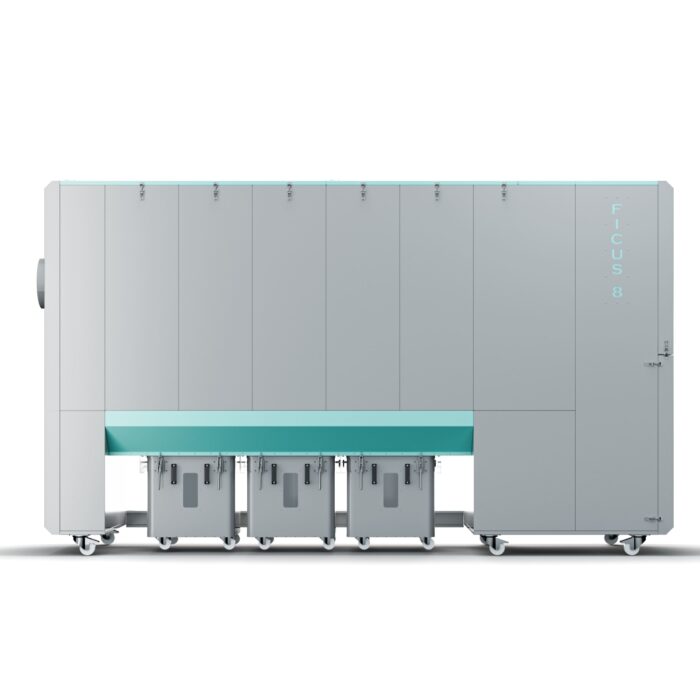 Sistem profesional de colectare a prafului cu dispozitiv de curățare cu jet de aer SAF Ficus 8 - imagine 2