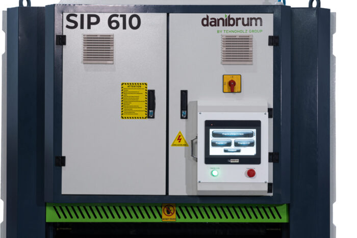 Mașină de șlefuit cu perii automată industrială DANIBRUM SIP810 - imagine 6
