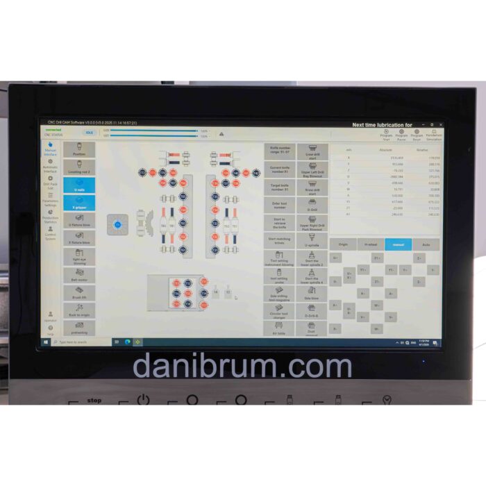 Centru de găurit CNC pe 6 laturi DANIBRUM HB621GXH6 - imagine 4