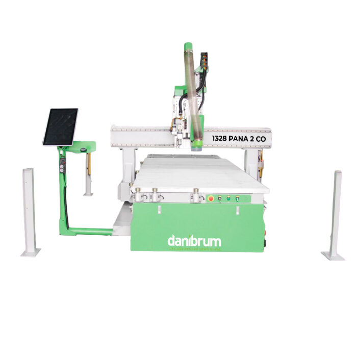 CNC cu 2 unități de tăiere cu cuțit oscilant DANIBRUM 1328 PANA 2 CO - imagine 2