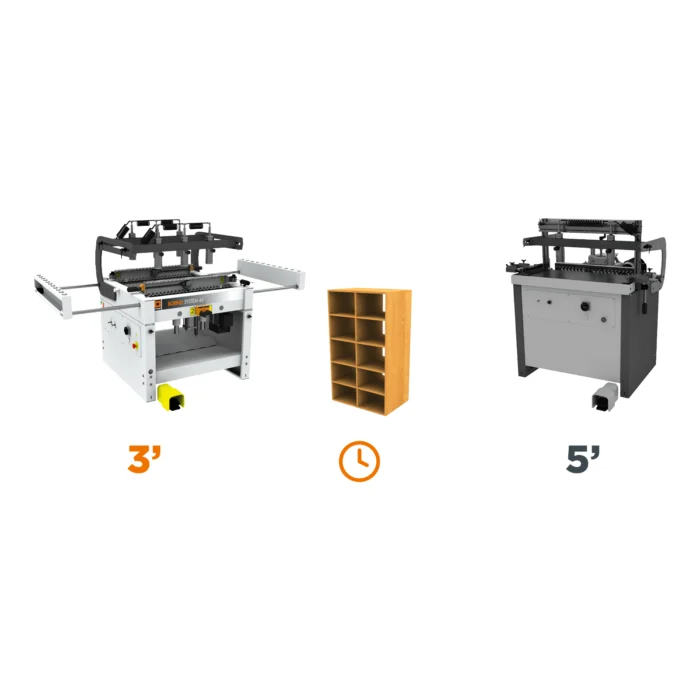 Mașină de găurit multiplu cu 2 unități de găurire verticale MAGGI System 46 - imagine 4
