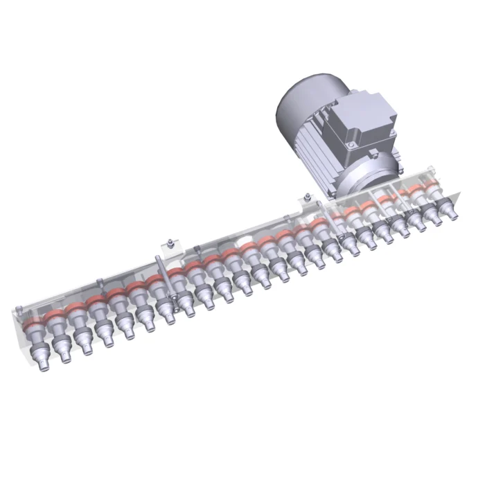 Mașină de găurit multiplu cu 2 unități de găurire verticale MAGGI System 46 - imagine 3